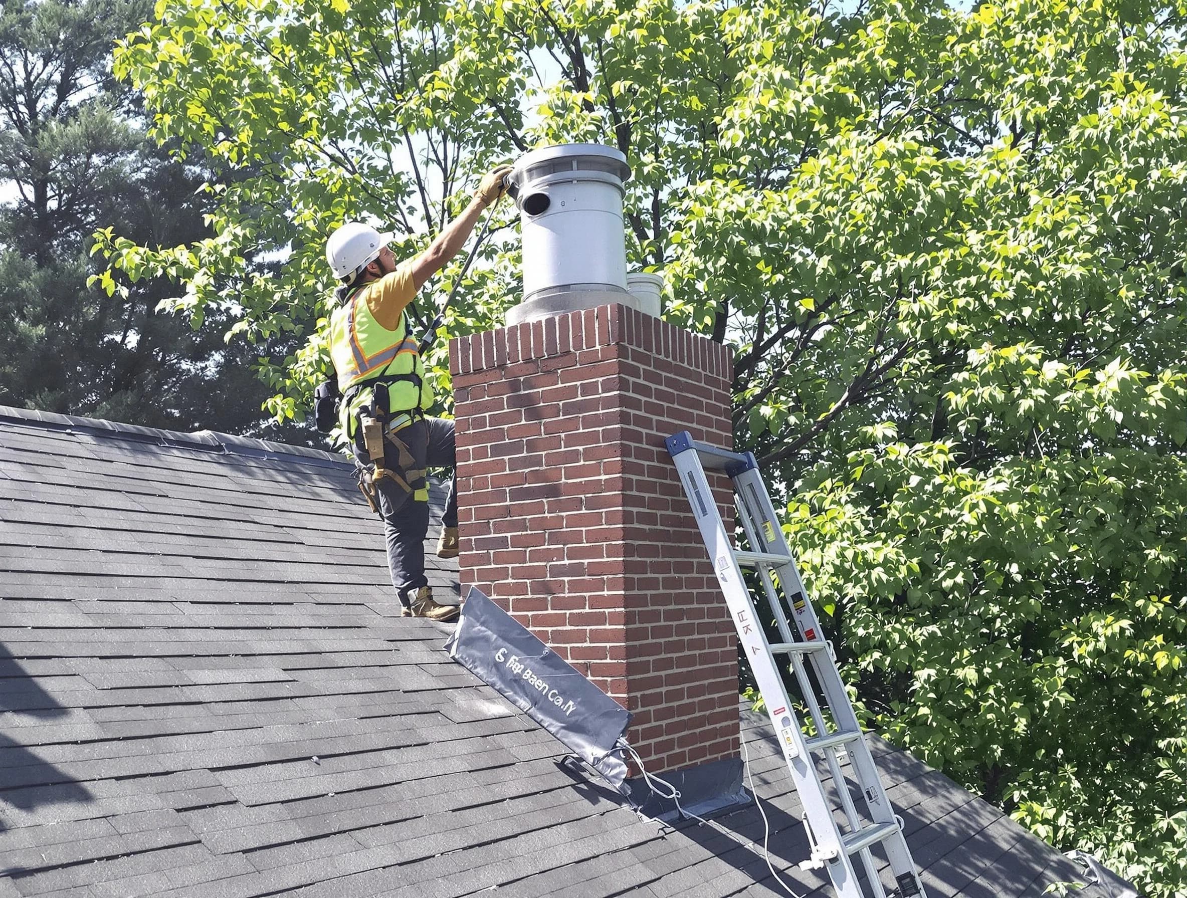 Chimney liner inspection by North Bergen Chimney Sweep in North Bergen, NJ