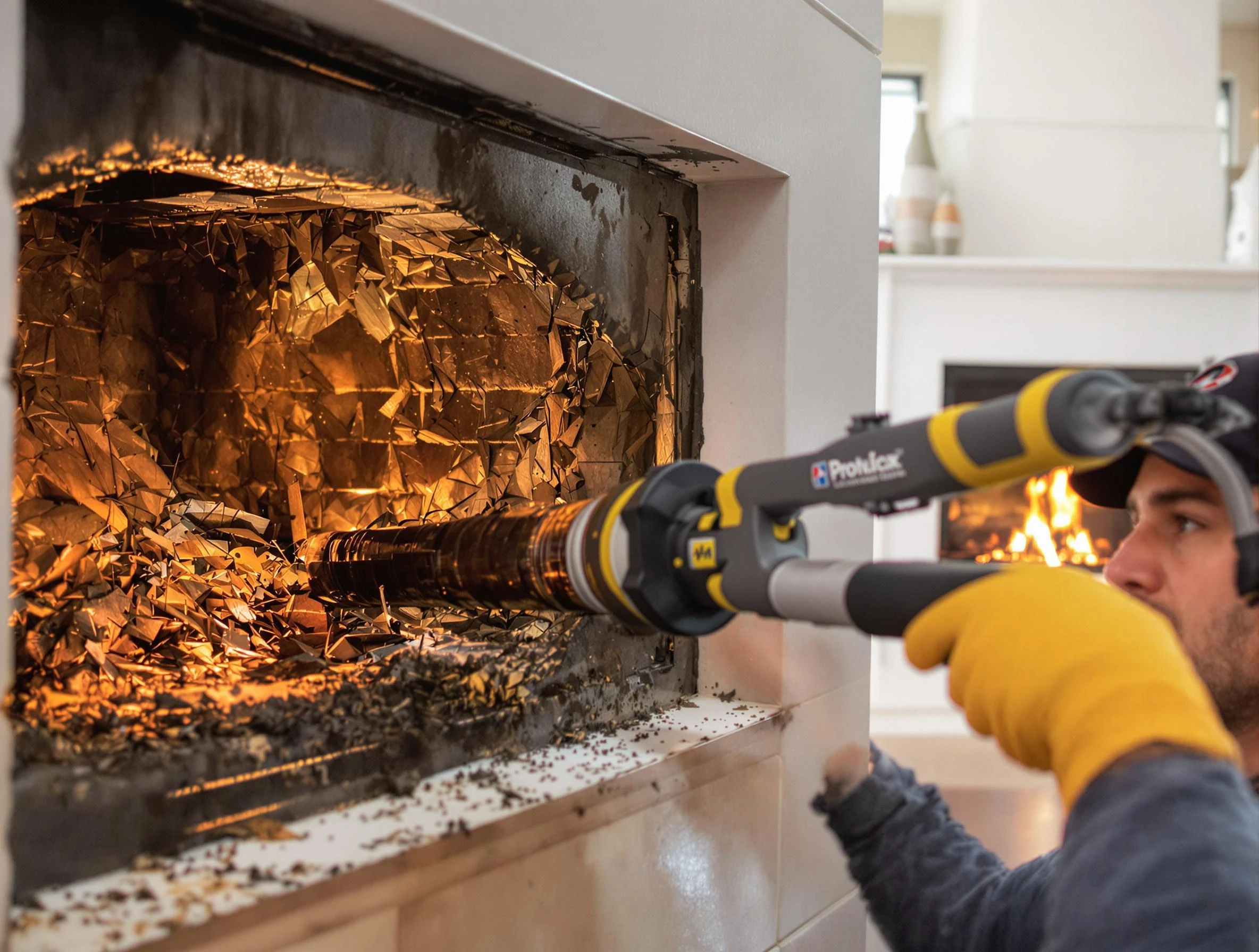 Professional chimney cleaning by North Bergen Chimney Sweep in North Bergen, NJ