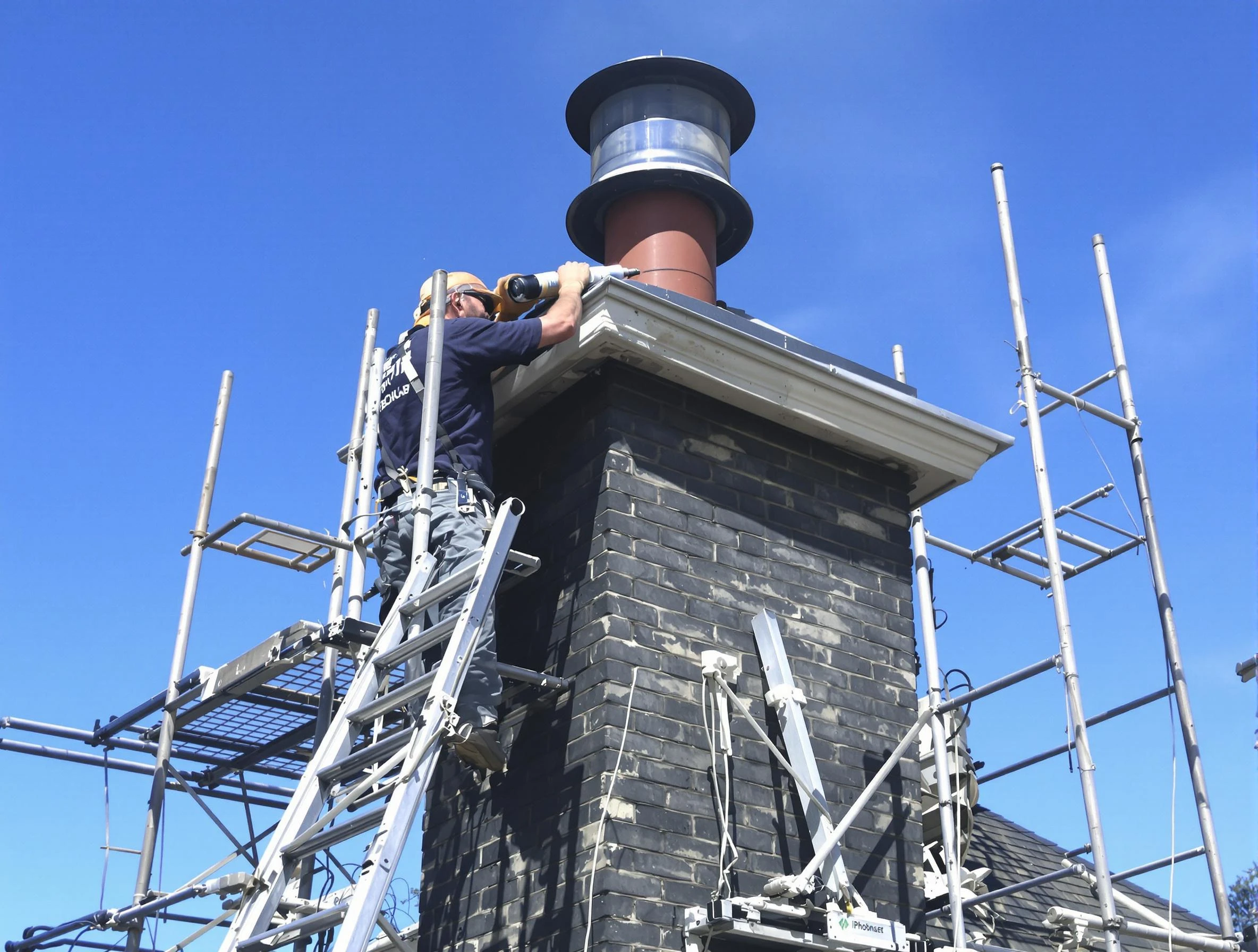 Sturdy chimney crown finished by North Bergen Chimney Sweep in North Bergen, NJ